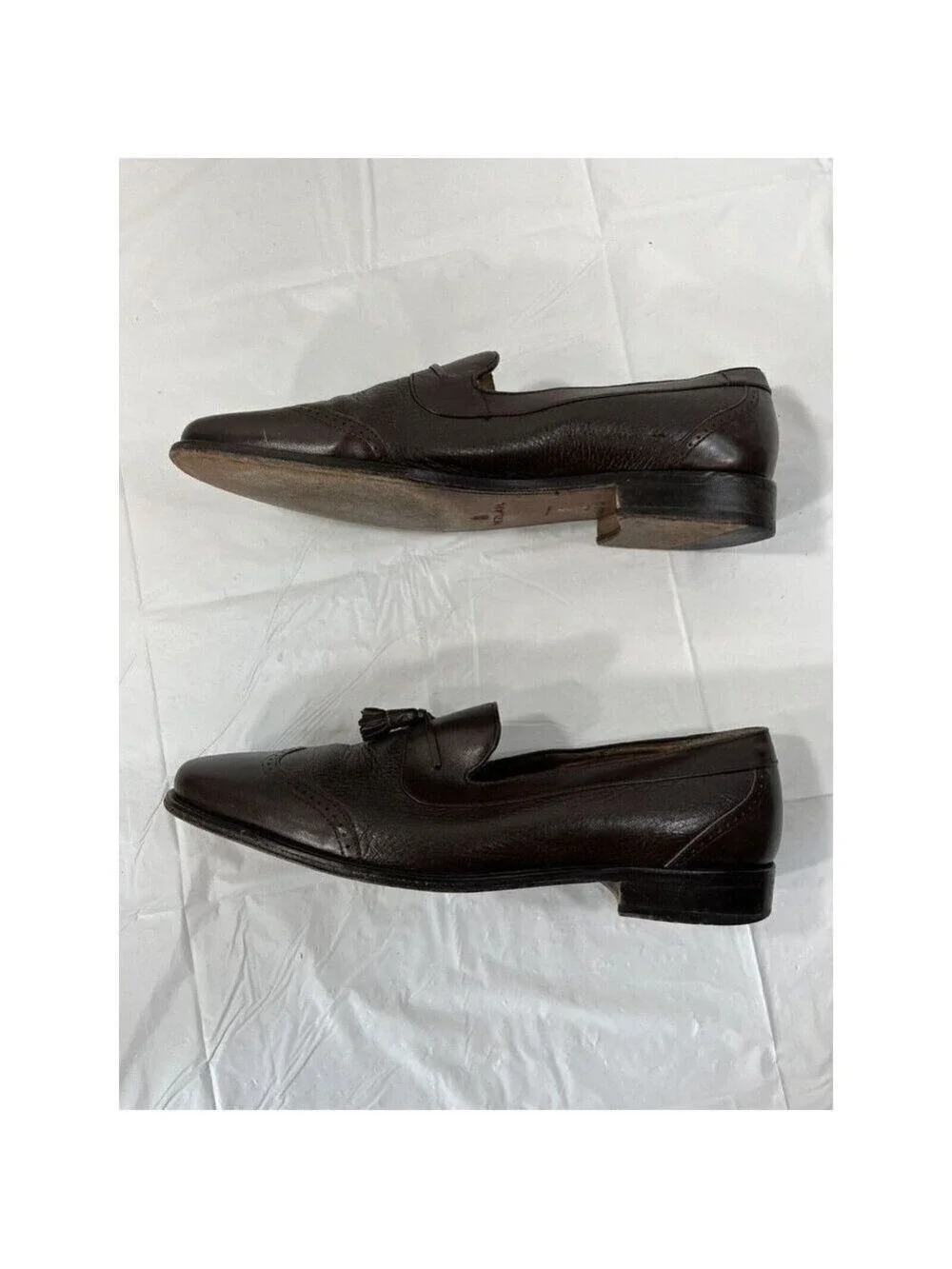 Mezlan Nicholas Tassel Loafers Brown Leather Nicholas Men's 11 M spain